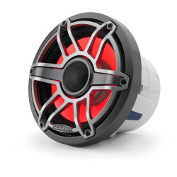 PartzBiz HD JL-M6-880X-S-GmTi-i - JL Audio M6 8.8-inch Marine LED Coaxial Speaker Set w/ Titanium Sport Grilles PartzBiz HD JL-M6-880X-S-GmTi-i - JL Audio M6 8.8-inch Marine LED Coaxial Speaker Set w/ Titanium Sport Grilles