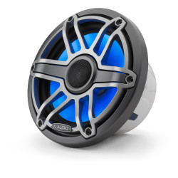 PartzBiz HD JL-M6-770X-S-GmTi-i - JL Audio M6 LED 7.7-inch Marine Coaxial Speaker Set w/ Titanium Sport Grilles PartzBiz HD JL-M6-770X-S-GmTi-i - JL Audio M6 LED 7.7-inch Marine Coaxial Speaker Set w/ Titanium Sport Grilles