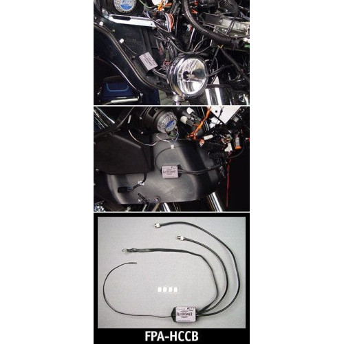 PartzBiz HD: 4414062-J&M FPA-HCCB Flexpower In-Fairing Hidden CB Antenna for Harley FLH/FLT 06-13
