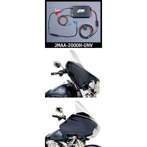PartzBiz HD: 4414068-J&M JMAA-2000H-UNV Performance Series 2-CH 200w Amp Kit Univ 98-13 Harley FLH/T Touring Bagger Dresser | JMAA-1800H-UNV PartzBiz HD: 4414068-J&M JMAA-2000H-UNV Performance Series 2-CH 200w Amp Kit Univ 98-13 Harley FLH/T Touring Bagger Dresser | JMAA-1800H-UNV