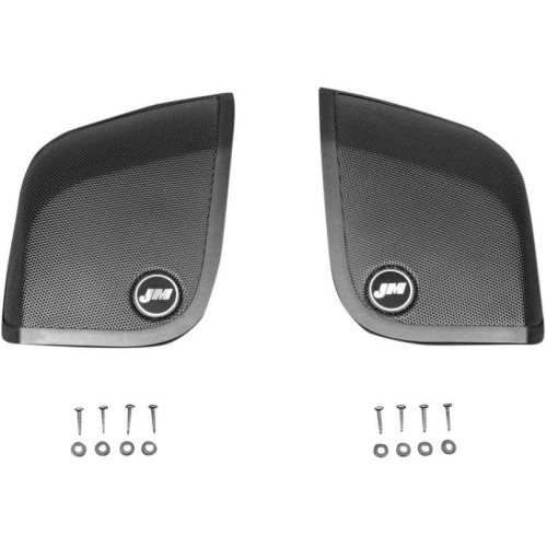 PartzBiz HD: 4414039-J&M Saddlebag Lid Speaker Grill ชุดสำหรับ Harley 14-16 FLH/T Boom Speaker Lids | HGRL-SD14 PartzBiz HD: 4414039-J&M Saddlebag Lid Speaker Grill ชุดสำหรับ Harley 14-16 FLH/T Boom Speaker Lids | HGRL-SD14