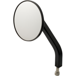 PartzBiz HD DS06401509 - Joker Machine 03-051-1 Black Left Only No. 7 Solid 3-1/4 Round Mirror Harley