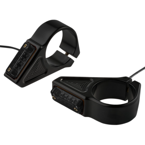 PartzBiz HD: 4414013-Joker Machine 05-303-1 ไฟเลี้ยว Black Marker 39mm Forks Amber LED