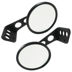 PartzBiz HD DS06401360 - Joker Machine Beer Schooner Left Side Mirror for Harley or Metric - 03-021L