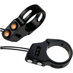 PartzBiz HD DS20201303 - Joker Machine สีดำ 49 มม. LED ด้านหน้า Rat Eye Amber Turn สัญญาณ Harley | 05-200-3B PartzBiz HD DS20201303 - Joker Machine สีดำ 49 มม. LED ด้านหน้า Rat Eye Amber Turn สัญญาณ Harley | 05-200-3B
