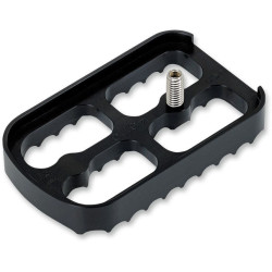 PartzBiz HD DS16100434 - Joker Machine Black Anodized Serrated Brake Pad for Harley FL Touring / Softail - 08-641B