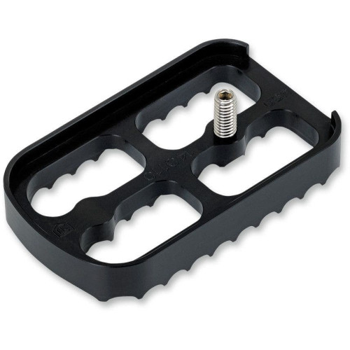 PartzBiz HD: 4414003-ผ้าเบรค Joker Machine Black Anodized Serrated สำหรับ Harley FL Touring / Softail - 08-641B