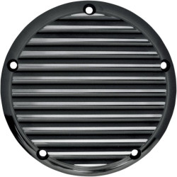 PartzBiz HD DS11070208 - Joker Machine Black Finned 5 Hole Derby Cover สำหรับ Harley Big Twin Cam 99-16 | 06-99TC PartzBiz HD DS11070208 - Joker Machine Black Finned 5 Hole Derby Cover สำหรับ Harley Big Twin Cam 99-16 | 06-99TC