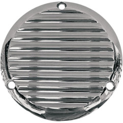 PartzBiz HD DS11070110 - ฝาครอบ Joker Machine Chrome Finned 3 Hole Derby สำหรับ Harley Big Twin 70-98 | 06-98FN PartzBiz HD DS11070110 - ฝาครอบ Joker Machine Chrome Finned 3 Hole Derby สำหรับ Harley Big Twin 70-98 | 06-98FN
