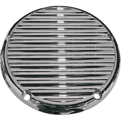 PartzBiz HD DS11070113 - Joker Machine Chrome Finned 5 Hole Derby Cover สำหรับ Harley Big Twin Cam 99-16 | 06-99FN PartzBiz HD DS11070113 - Joker Machine Chrome Finned 5 Hole Derby Cover สำหรับ Harley Big Twin Cam 99-16 | 06-99FN