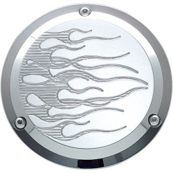 PartzBiz HD DSDS375061 - ฝาครอบ Joker Machine Chrome Flame 3 Hole Derby สำหรับ Harley Big Twin 70-98 | 921017เอฟซี PartzBiz HD DSDS375061 - ฝาครอบ Joker Machine Chrome Flame 3 Hole Derby สำหรับ Harley Big Twin 70-98 | 921017เอฟซี