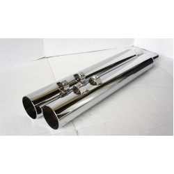 PartzBiz HD JFB-JPT31230MC200 - Jones Exhaust Full Boar Straight Cut Slip-On Muffler 2" Baffle Harley FL 95-16 | JPT31230MC200 PartzBiz HD JFB-JPT31230MC200 - Jones Exhaust Full Boar Straight Cut Slip-On Muffler 2" Baffle Harley FL 95-16 | JPT31230MC200