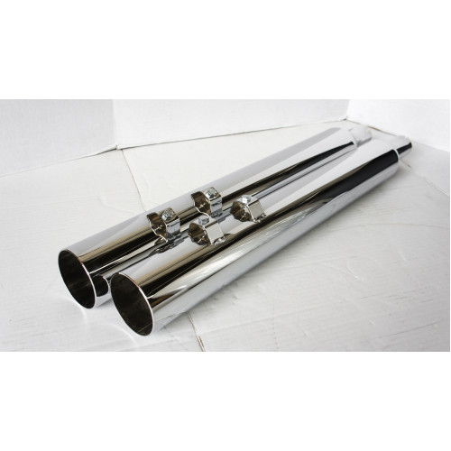 PartzBiz HD: 4413946-Jones Exhaust Full Boar Straight Cut Slip-On Muffler 2" Baffle Harley FL 95-16 | JPT31230MC200 PartzBiz HD: 4413946-Jones Exhaust Full Boar Straight Cut Slip-On Muffler 2" Baffle Harley FL 95-16 | JPT31230MC200