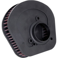 PartzBiz HD DS10114304 - K&N HD-1718 High Flow เปลี่ยนกรองอากาศ Harley M8 Softail 18-Up OE 29400248 FXLR FXFB FXBR FXBB FLSL FLSB FLHC FLFB FLDE 10114304 1011-4304