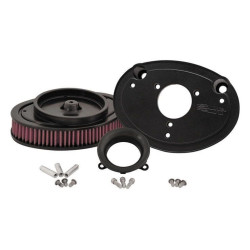 PartzBiz HD DS10100417 - K&N RK-3930 Stage 1 Air Cleaner Intake System Kit 08-16 Harley Touring FLH / FLT best new upgrade replacement custom bobber chopper filter