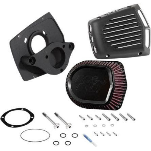 PartzBiz HD: 4413891-K&N RK-3955 Black Street Metal Intake Air Filter Kit HD M8 Touring Softail 17-Up Harley-Davidson FLH FLT Milwaukee-Eight Touring Models electra road glide street king tour 1010-2290402396 PartzBiz HD: 4413891-K&N RK-3955 Black Street Metal Intake Air Filter Kit HD M8 Touring Softail 17-Up Harley-Davidson FLH FLT Milwaukee-Eight Touring Models electra road glide street king tour 1010-2290402396