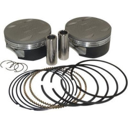 PartzBiz HD DS09105724 - KB Performance KB542LCA.STD Super-Duty 4.125" Piston Kit Harley M8 117" 2017-Up