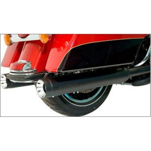 PartzBiz HD: 4413879-Kerker 147-78226 Stout Slip-On Muffler Black Ceramic Harley Touring 10-16 w/ Dual Exhaust