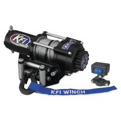 PartzBiz HD TR573801 - KFI Products A2500-R2 2500 lbs 12V ATV Series Heavy-Duty Off Road Recovery Winch Polaris Yamaha Kawasaki Can Am Honda 4 Wheeler 