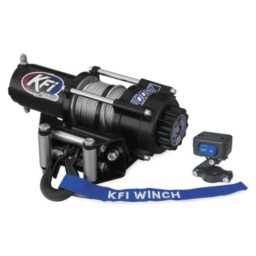 PartzBiz HD: 4413882-KFI Products A2500-R2 2500 lbs 12V ATV Series Heavy-Duty Off Road Recovery Winch Polaris Yamaha Kawasaki Can Am Honda 4 Wheeler PartzBiz HD: 4413882-KFI Products A2500-R2 2500 lbs 12V ATV Series Heavy-Duty Off Road Recovery Winch Polaris Yamaha Kawasaki Can Am Honda 4 Wheeler