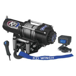 PartzBiz HD TR573802 - KFI Products A3000 3000 lbs 12V ATV Series Heavy-Duty Off Road Recovery Winch Polaris Yamaha Kawasaki Can Am Honda 4 Wheeler