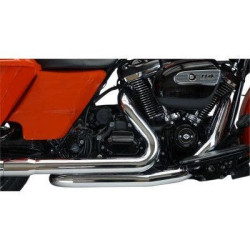 PartzBiz HD DS18020398 - Khrome Werks 200420 Chrome Aggressor X-Over Headpipe Harley FL Touring 17-Up M8 | 200420 PartzBiz HD DS18020398 - Khrome Werks 200420 Chrome Aggressor X-Over Headpipe Harley FL Touring 17-Up M8 | 200420