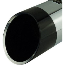 PartzBiz HD DS18611456 - Khrome Werks Chrome Slash Cut Tips 4.5” HP Plus Slip Mufflers Harley M8 FLH 2017 | ท่อไอเสีย 202695