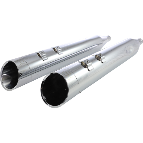 PartzBiz HD: 4413807-Khrome Werks 202660 4.5 Slip-On Muffler Chrome Edge Tip Harley Twin Cam 95-16 | 202660 PartzBiz HD: 4413807-Khrome Werks 202660 4.5 Slip-On Muffler Chrome Edge Tip Harley Twin Cam 95-16 | 202660
