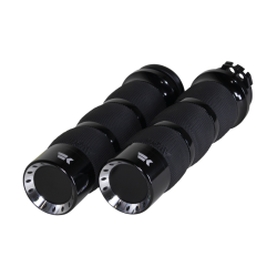 PartzBiz HD DS06302842 - Khrome Werks 500230 Air Cushion Turbine Handlebar Grips Harley Cable Throttle PartzBiz HD DS06302842 - Khrome Werks 500230 Air Cushion Turbine Handlebar Grips Harley Cable Throttle