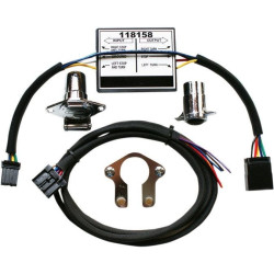 PartzBiz HD DS39020188 - Khrome Werks 5 Pin Connector w/ Harness for '09-up Harley FL | 720585
