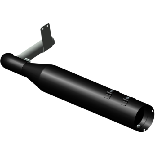 PartzBiz HD: 4413774-ท่อ Khrome Werks Black Ghost สำหรับท่อ 2-1 KW Harley Touring 17-Up