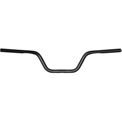 PartzBiz HD DS06015660 - Khrome Werks Black Street-X 1 ” แฮนด์บาร์โค้งสูง 300903