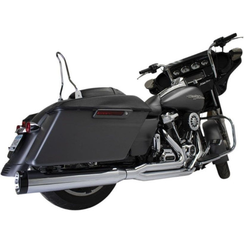 PartzBiz HD: 4413757-Chrome Werks Chrome 4.5” Outlaw 2-1 Exhaust System Harley Touring 09-16 No Tip | ท่อ 200780