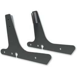 PartzBiz HD DS15040098 - Khrome Werks KW264820 สีดำ Sissy Bar แผ่นยึดด้านข้าง HD Sportster 04-19 ใหม่ที่ดีที่สุดอัพเกรดเปลี่ยน chopper bobber รถจักรยานยนต์