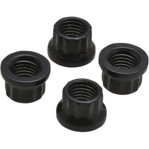 PartzBiz HD: 4413677-Kibblewhite 41007-4 Steel Rocker Arm Stud Nuts 4-Pack Harley M8 17-Up