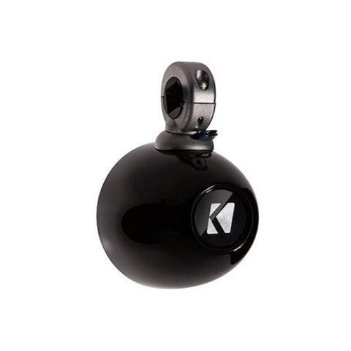 PartzBiz HD: 4413681-Kicker 45KM42 ลำโพงโคแอกเซียลขนาด 4” 2 โอห์ม 50W พร้อมแคลมป์ลำโพงแบบกลมบนกล่องหุ้มแฮนด์ Harley Davidson แฮนด์บาร์แบบท่อติดลำโพงแบบบาร์ วิทยุ เครื่องเสียงสเตอริโอ อัพเกรดระบบเสียง 4 นิ้วรถจักรยานยนต์ utv เรือ atv กันน้ำกลางแจ้ง