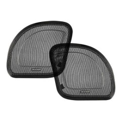 PartzBiz HD DS44050587 - Kicker 45HDRG Speaker Grille Cover Harley Davidson Road Glide Shark Nose Fairing 15-Up Sound system speakers audio protector mesh guard 4405-0587