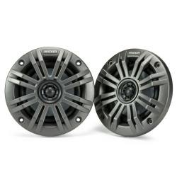 PartzBiz HD DS44050591 - Kicker 45KM42 4" Coaxial Speakers 2-Ohm 50W Water Resistant Marine Power Sports sound system speakers audio radio stereo upgrade harley davidson motorcycle bagger touring atv 4 wheeler handle bars