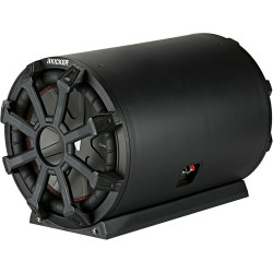 PartzBiz HD DS44050595 - Kicker 46CWTB82 8 Inch 600 Watt 2Ohm Marine Sub Subwoofer Enclosure Tube Power sound system stereo audio radio bass speaker upgrade truck utv 12v 8" 300W rms power