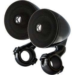 PartzBiz HD DS44050792 - Kicker Black Mini Speakers 2 ohm Bar Mount Universal 47PSMB32