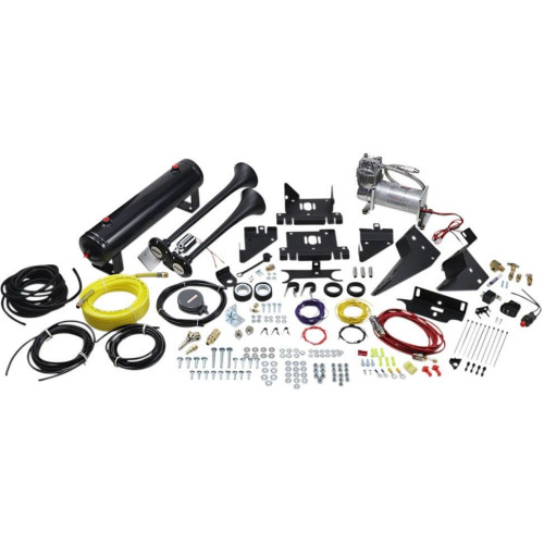PartzBiz HD: 4413636-Kleinn Direct Fit ออนบอร์ดระบบอากาศ w/ Air Horn ATV UTV Polaris RZR 1000 14-19 dirt off road ประสิทธิภาพอัพเกรดเครื่องมือช่วยเหลือบริการฉุกเฉินล้อ blow out flat ซ่อม RZR1000-OBA 0363-0076 03630076