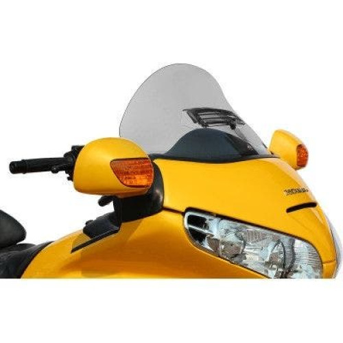 PartzBiz HD: 4413615-Klock Werks 14" 18" Flare Tint Windshield Vented Honda GL1800 01-17 2312-0251 23120251 gold wing touring cruiser screen wing comfort best for upgrade