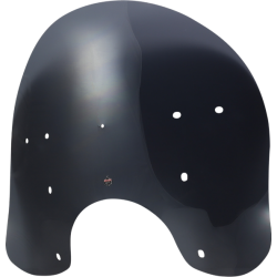 PartzBiz HD DS23100708 - Klock Werks 16.5 Flare Billboard Windshield Dark Smoke Harley FLHR 94-Up FLD 12-16