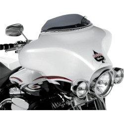 PartzBiz HD DS23100223 - Klock Werks 3.5" Dark Smoke Flare Batwing Windshield For Harley FLHT FLHX 96-13 | KW05-01-0203