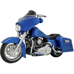 PartzBiz HD ds23100212 - Klock Werks 6.5" Dark Smoke Flare Batwing Windshield For Harley FLHT FLHX 96-13 | KW05-01-0199