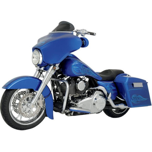 PartzBiz HD: 4413600-Klock Werks 6.5” กระจกบังลม Dark Smoke Flare Batwing สำหรับ Harley FLHT FLHX 96-13 | KW05-01-0199