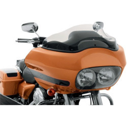 PartzBiz HD DS23100207 - Klock Werks 8" Tint Flare Windshield For Harley Road Glide FLTR FLTRX 98-13 | KW05-01-0194