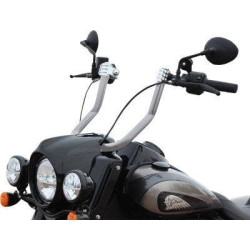 PartzBiz HD DS06015373 - Klock Werks Chrome 13 ” Klip Hanger 1 1/4 ” แฮนด์ Indian Touring 18-20 darkhorse chief vintage classic springfield Challenger ดีที่สุดสำหรับ