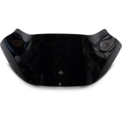 PartzBiz HD DS23100636 - Klock Werks Black 9" Flare Windshield for Harley Dyna Low Rider FXR Police FXRP | KW05-01-0501