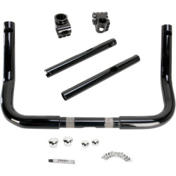 PartzBiz HD DS06013001 - Klock Werks Black / Chrome 10 ” Klip Hanger แฮนด์ Ape Hangers 08-18 FLH/X PartzBiz HD DS06013001 - Klock Werks Black / Chrome 10 ” Klip Hanger แฮนด์ Ape Hangers 08-18 FLH/X
